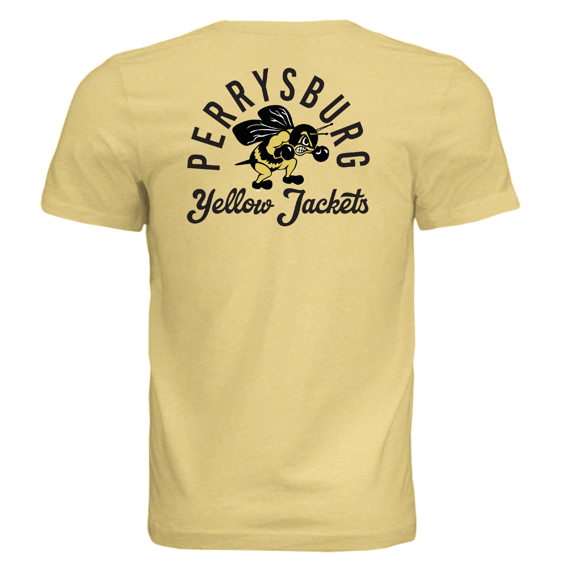 Pale Yellow Triblend - BACK
