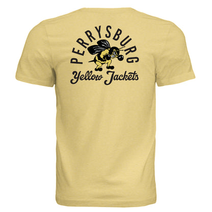 Pale Yellow Triblend - BACK